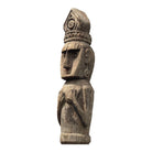 Indonesian Wooden Statue On Stand - Berbere Imports