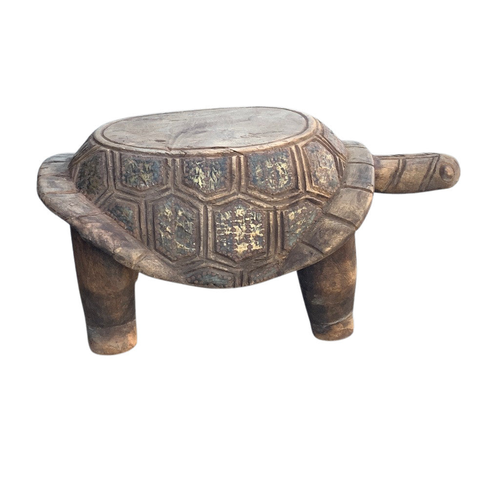 Vintage African Wooden Turtle - Berbere Imports