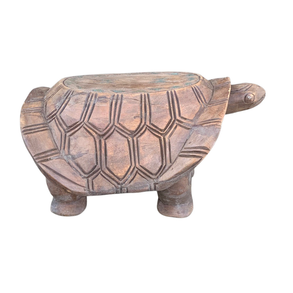 Vintage African Wooden Turtle - Berbere Imports