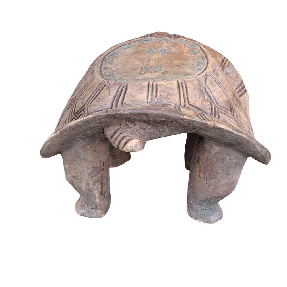 Vintage African Wooden Turtle - Berbere Imports