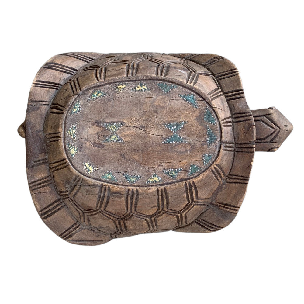 Vintage African Wooden Turtle - Berbere Imports