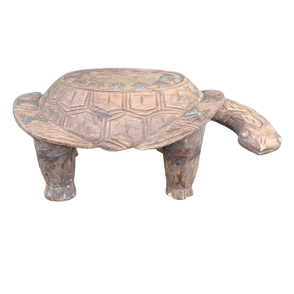 Vintage African Wooden Turtle - Berbere Imports