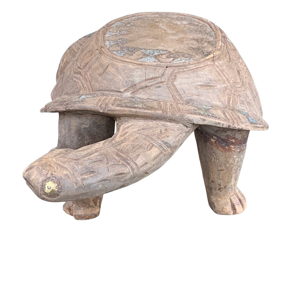 Vintage African Wooden Turtle - Berbere Imports