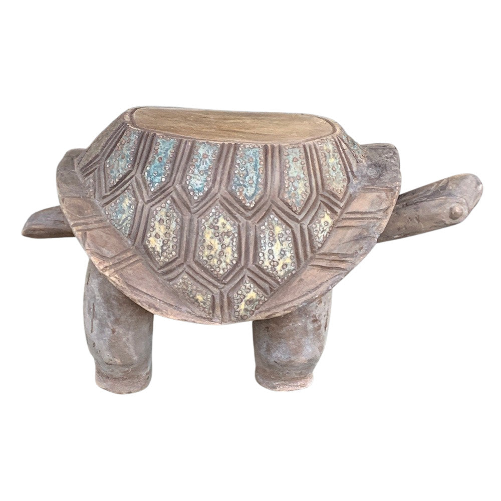 Vintage African Wooden Turtle - Berbere Imports