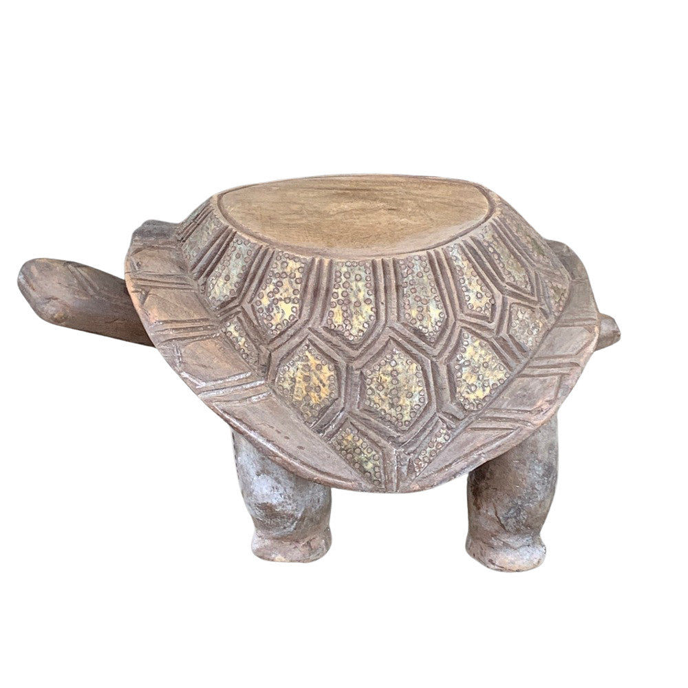 Vintage African Wooden Turtle - Berbere Imports