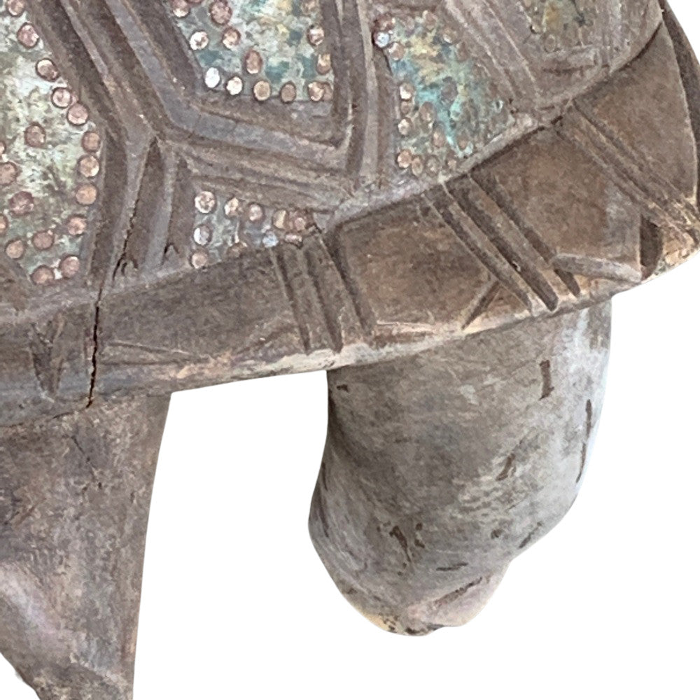 Vintage African Wooden Turtle - Berbere Imports