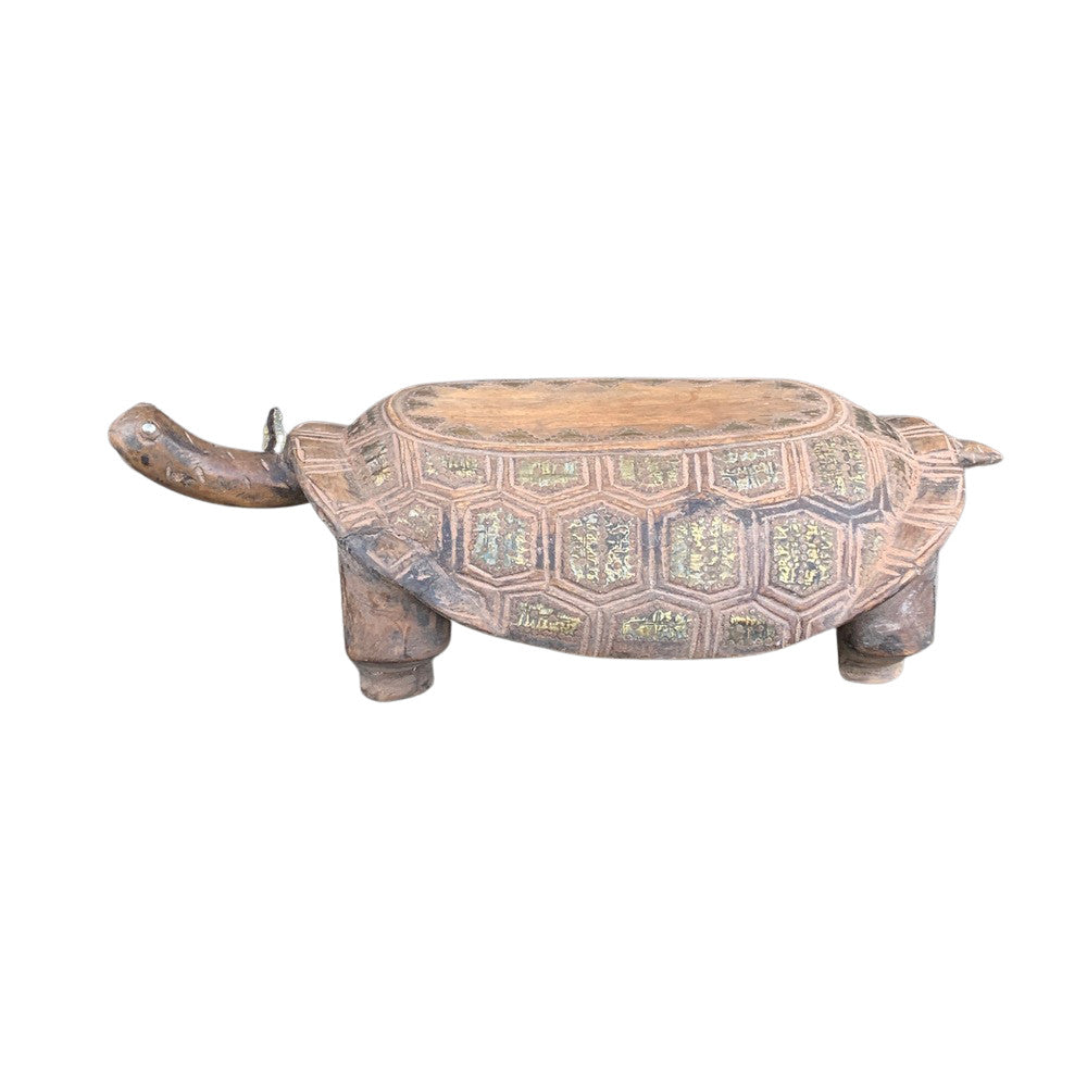 Vintage African Wooden Turtle - Berbere Imports