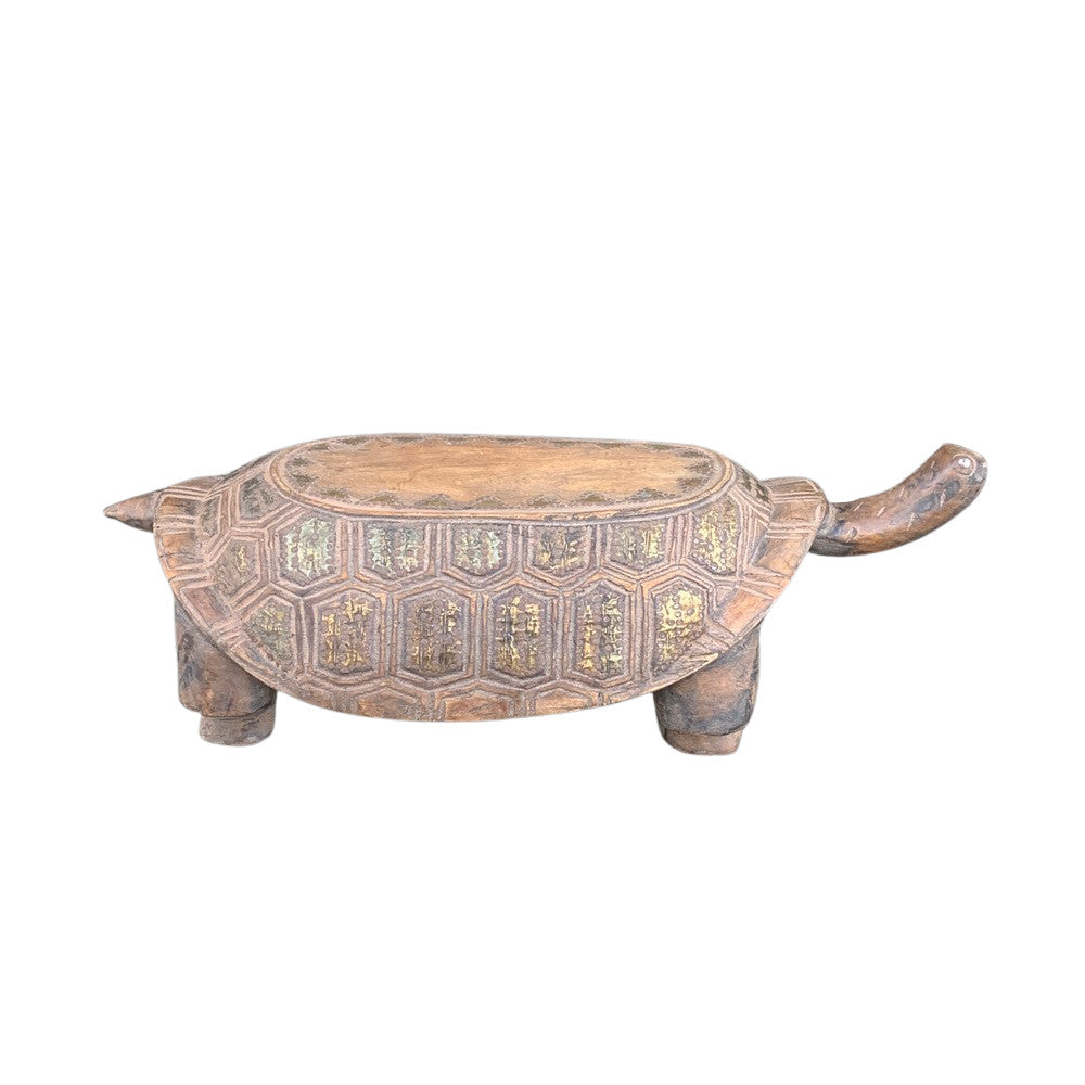 Vintage African Wooden Turtle - Berbere Imports