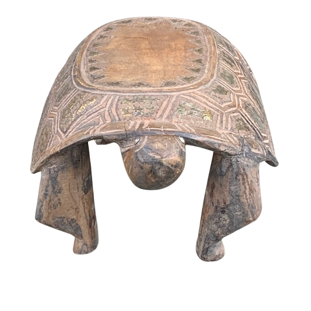 Vintage African Wooden Turtle - Berbere Imports