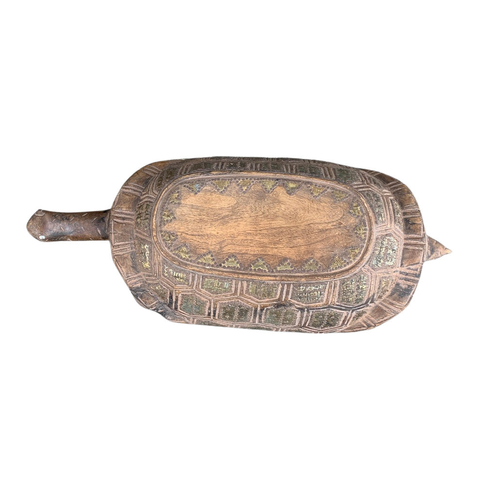 Vintage African Wooden Turtle - Berbere Imports