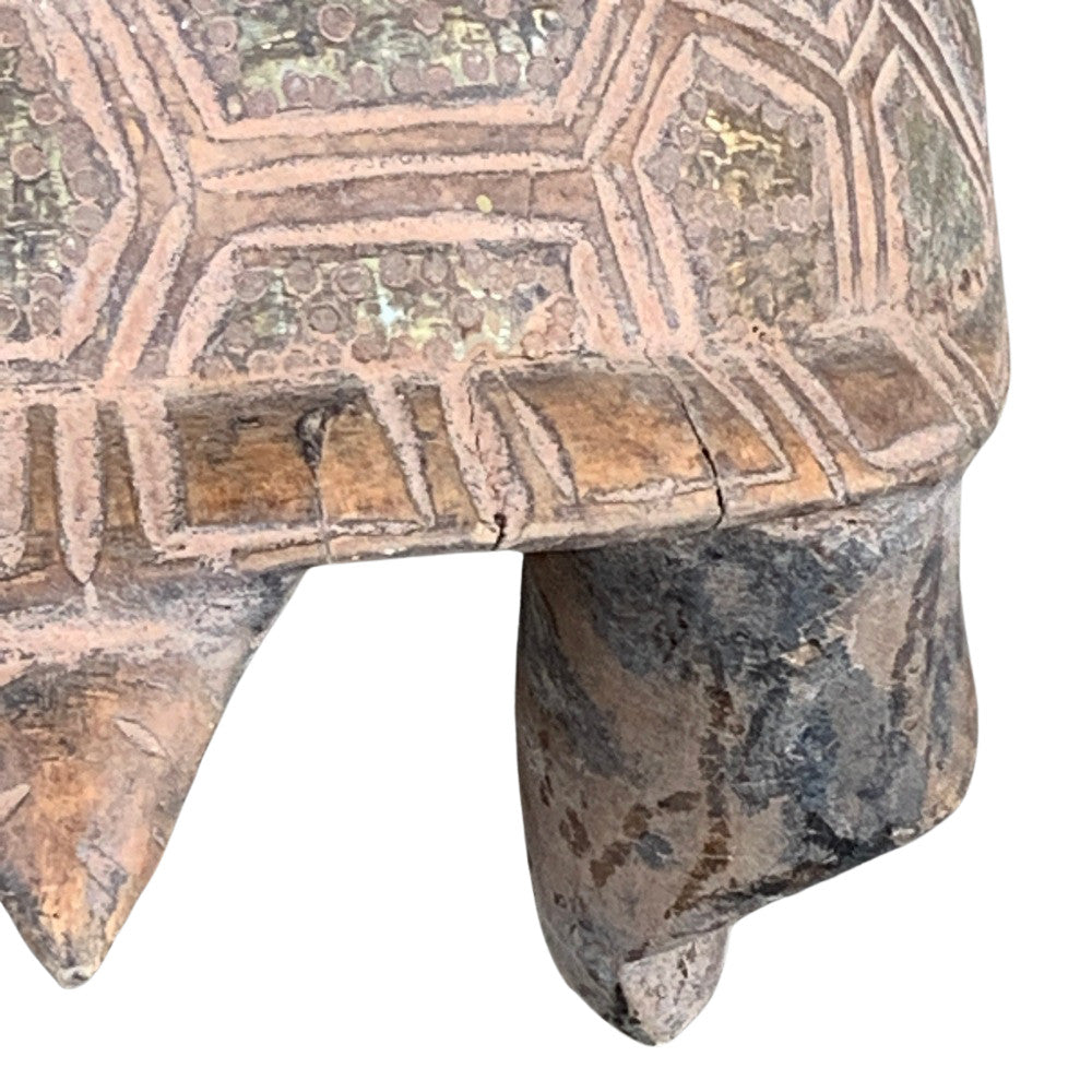 Vintage African Wooden Turtle - Berbere Imports