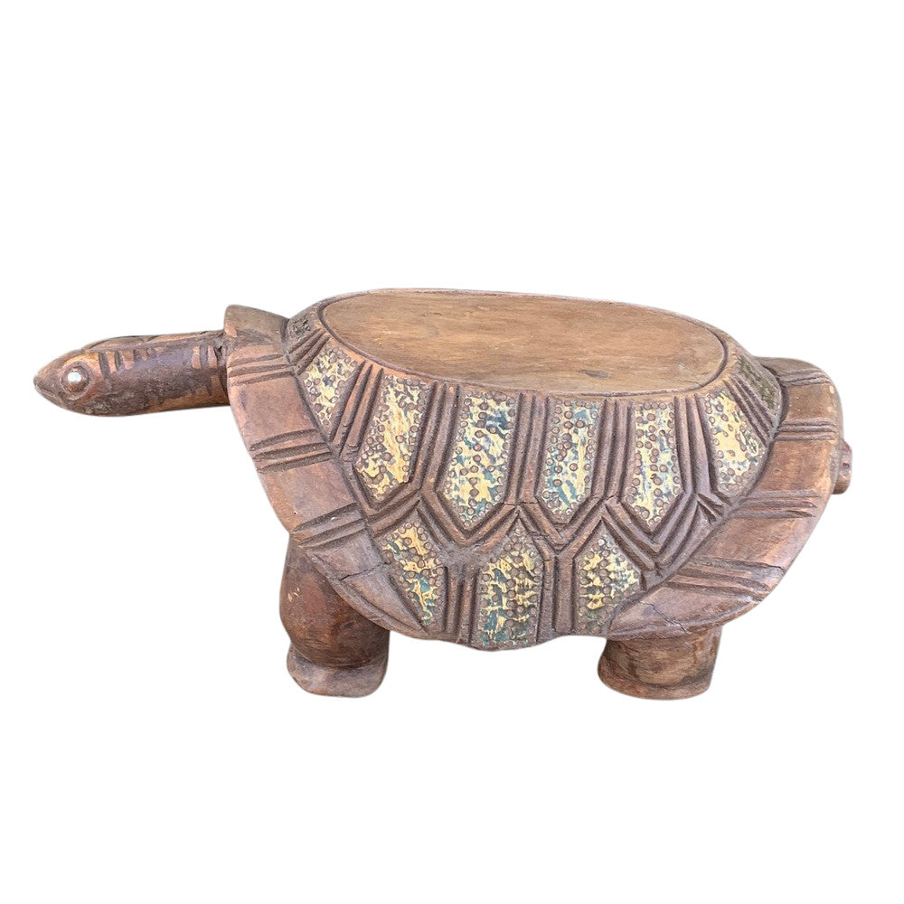 Vintage African Wooden Turtle - Berbere Imports