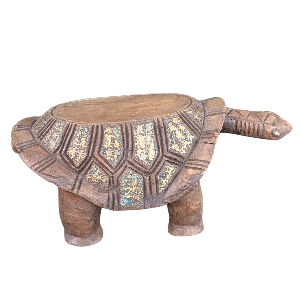 Vintage African Wooden Turtle - Berbere Imports