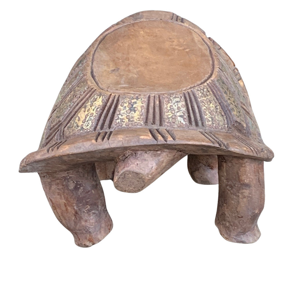 Vintage African Wooden Turtle - Berbere Imports