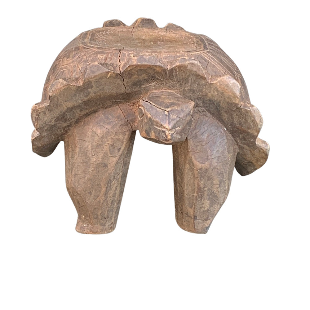 Vintage African Wooden Turtle - Berbere Imports