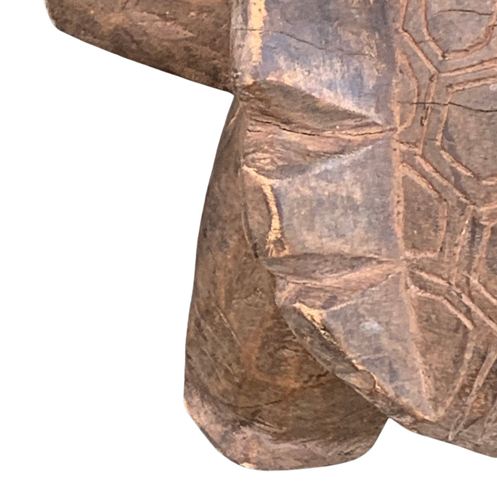 Vintage African Wooden Turtle - Berbere Imports