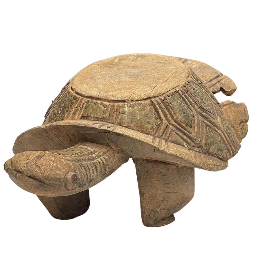 Vintage African Wooden Turtle - Berbere Imports