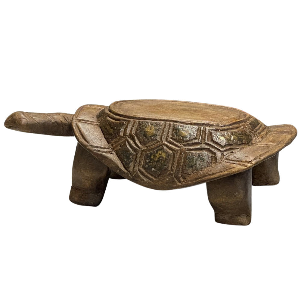 Vintage African Wooden Turtle - Berbere Imports