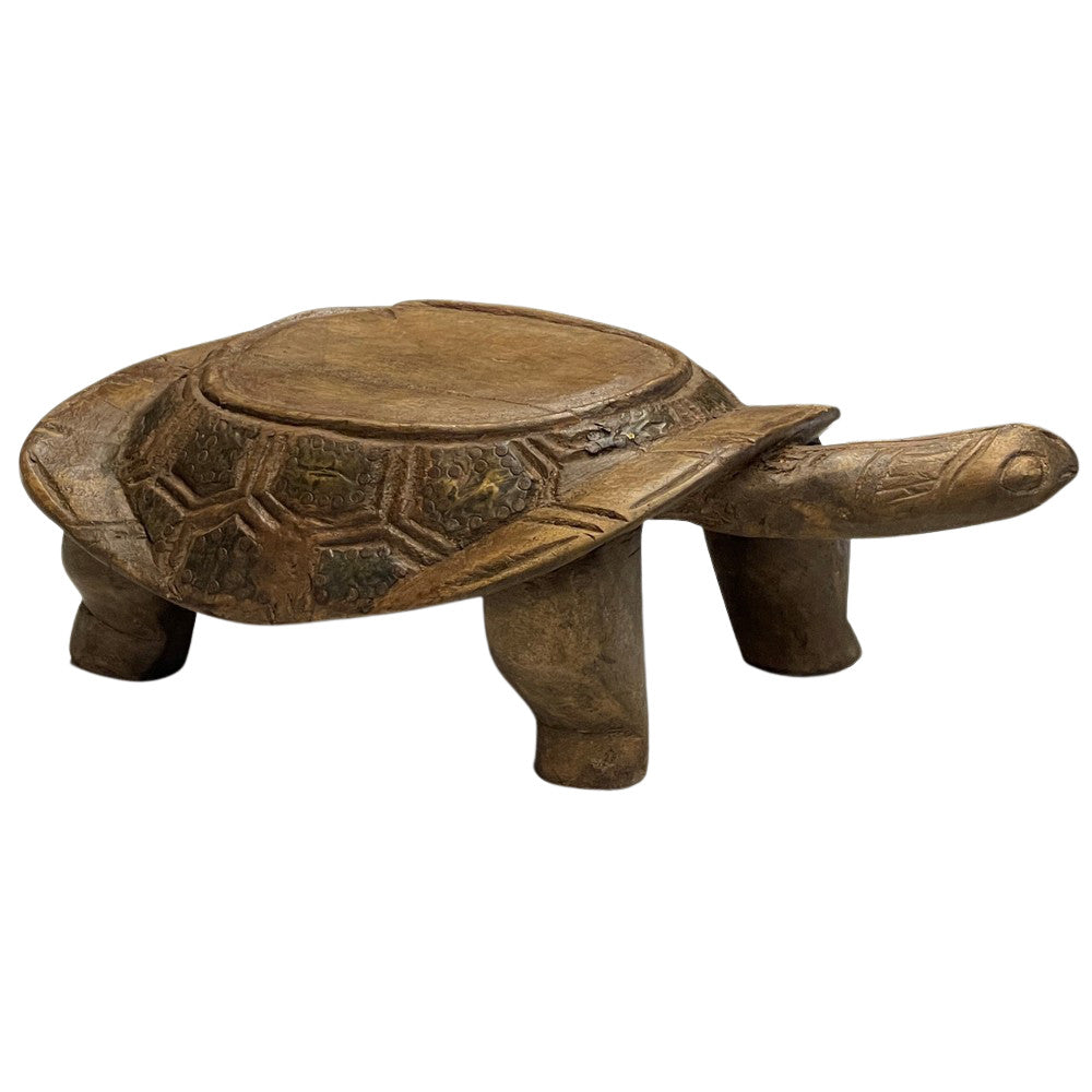 Vintage African Wooden Turtle - Berbere Imports