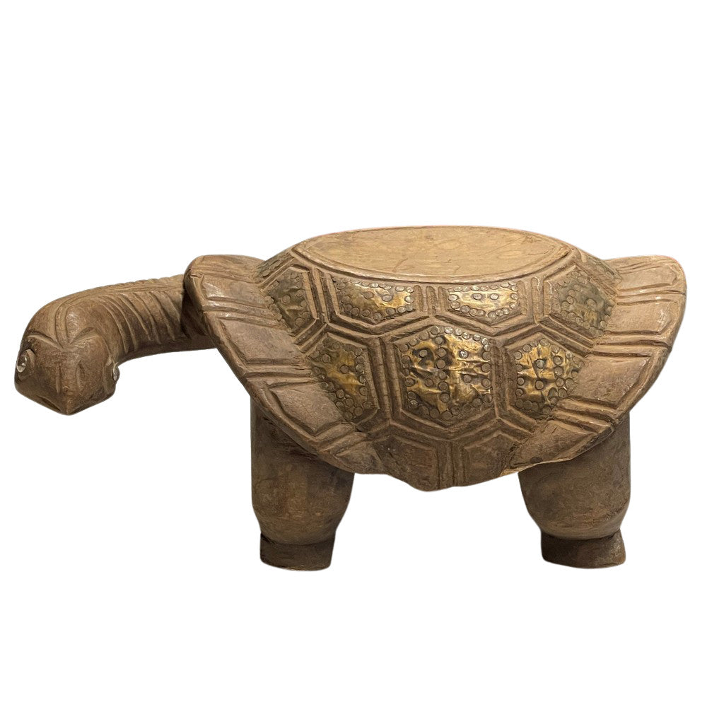 Vintage African Wooden Turtle - Berbere Imports