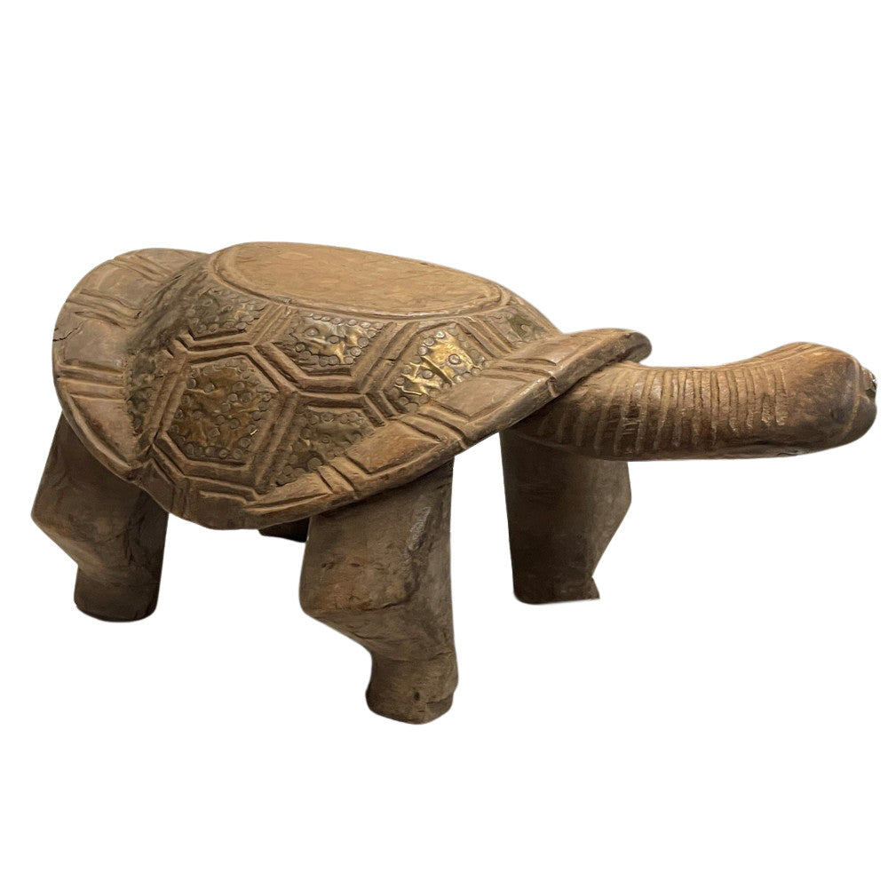 Vintage African Wooden Turtle - Berbere Imports