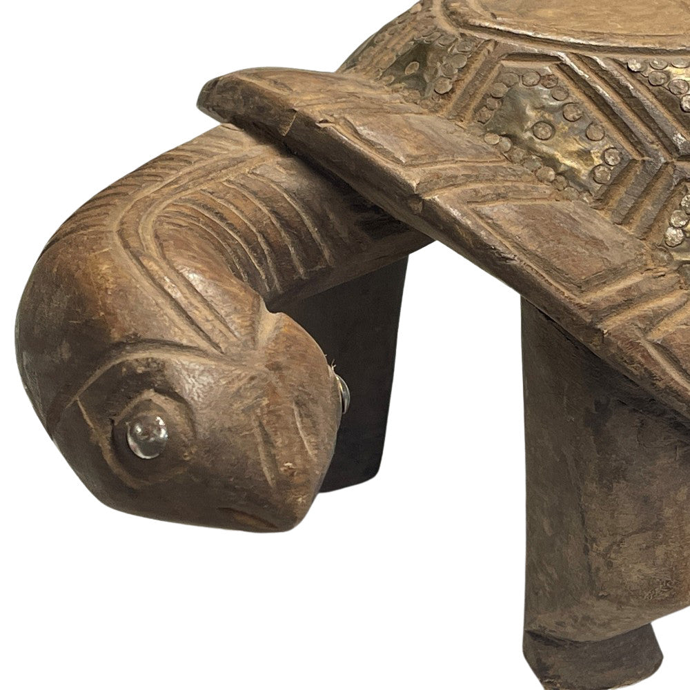 Vintage African Wooden Turtle - Berbere Imports