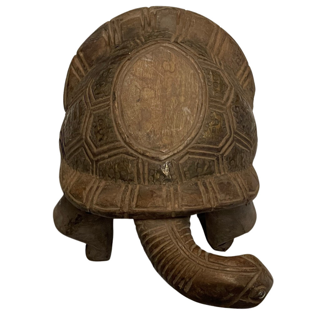 Vintage African Wooden Turtle - Berbere Imports