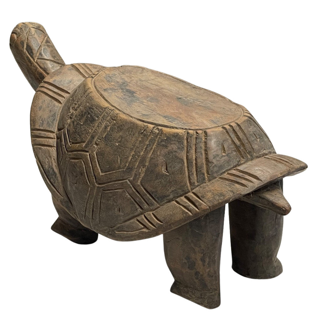 Vintage African Wooden Turtle - Berbere Imports