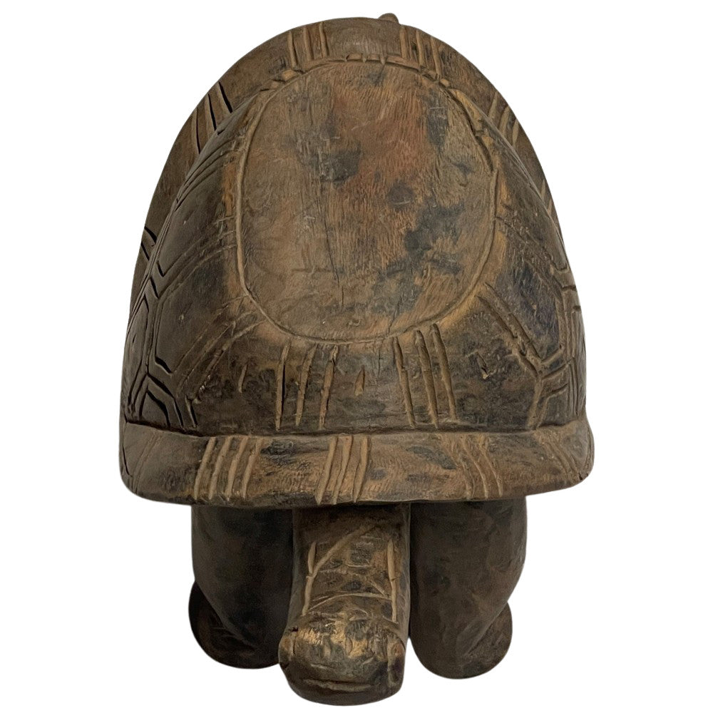 Vintage African Wooden Turtle - Berbere Imports