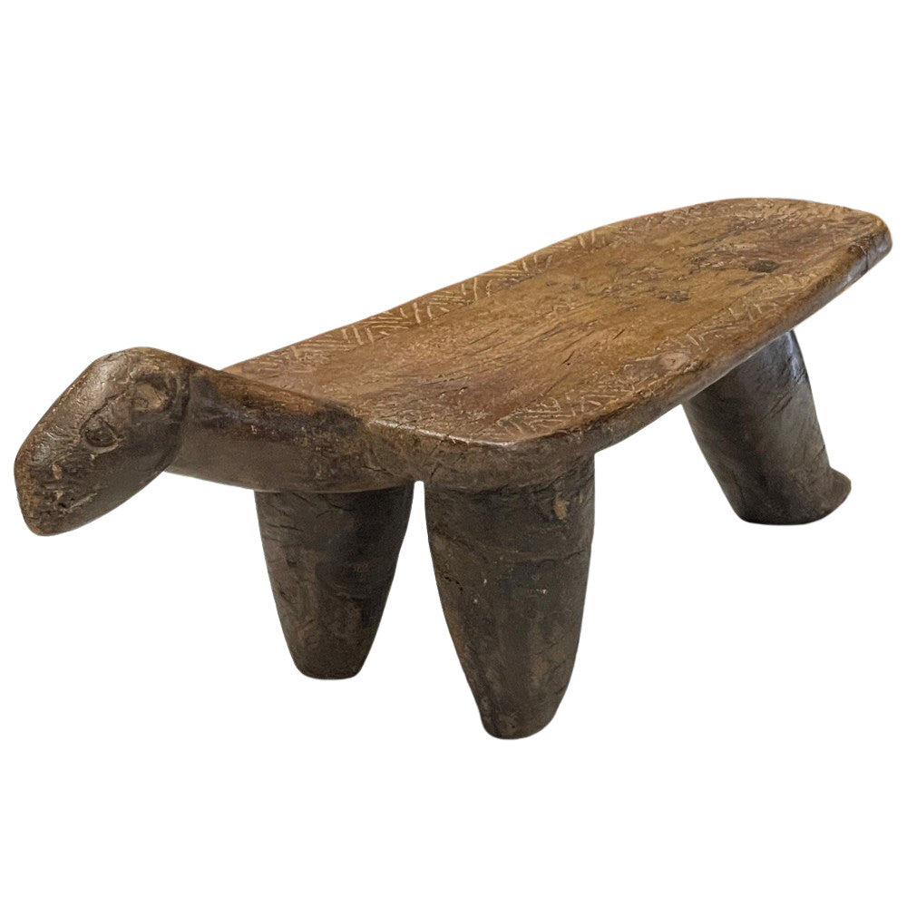 Vintage African Wooden Stool - Berbere Imports