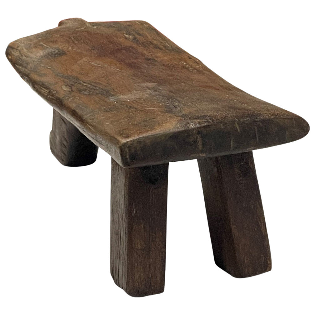 Vintage African Wooden Stool - Berbere Imports