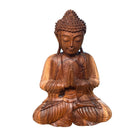 Wooden Seated Buddha - Berbere Imports