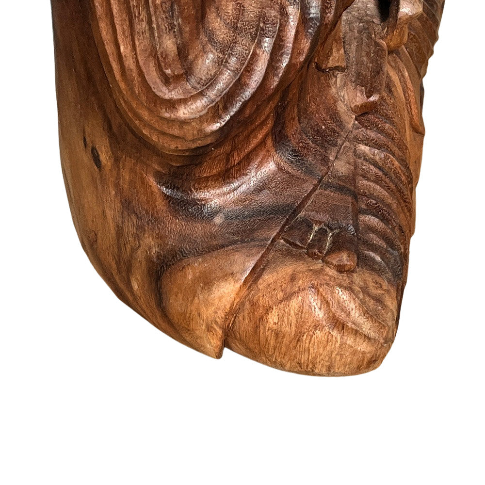 Wooden Seated Buddha - Berbere Imports