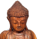 Wooden Seated Buddha - Berbere Imports