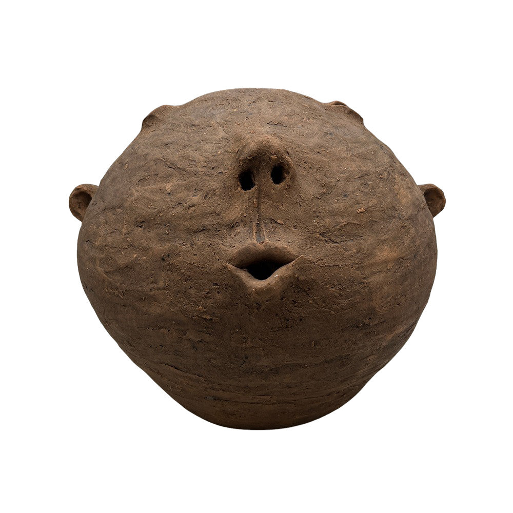 Thai Terracotta Artistic Sculpture Head - Berbere Imports
