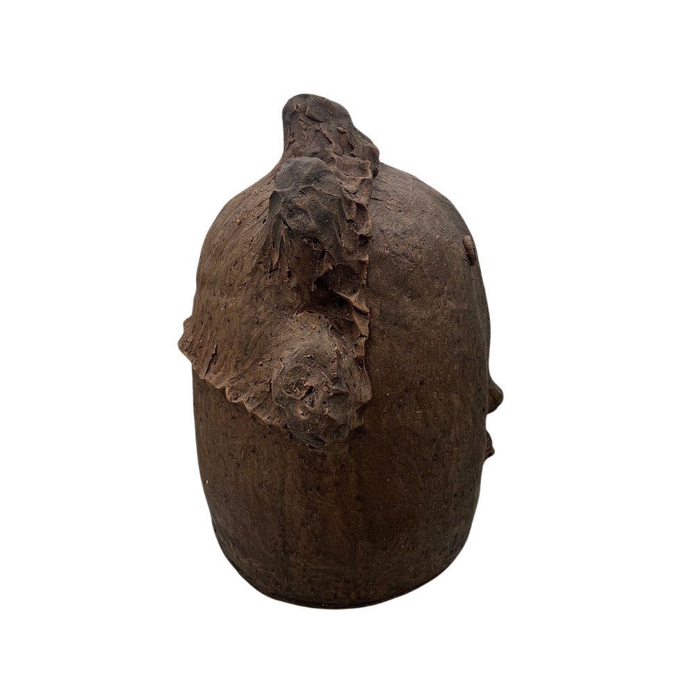 Thai Terracotta Artistic Sculpture Bust - Berbere Imports