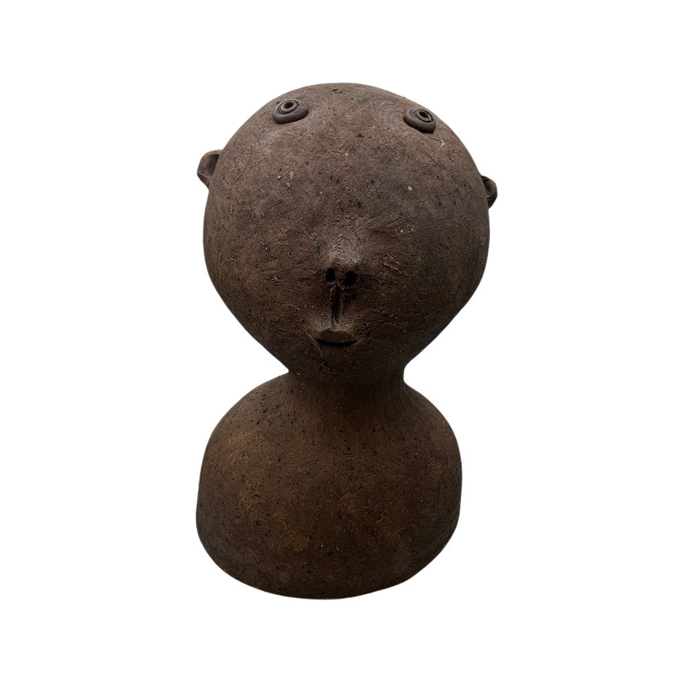 Thai Terracotta Artistic Sculpture Bust - Berbere Imports