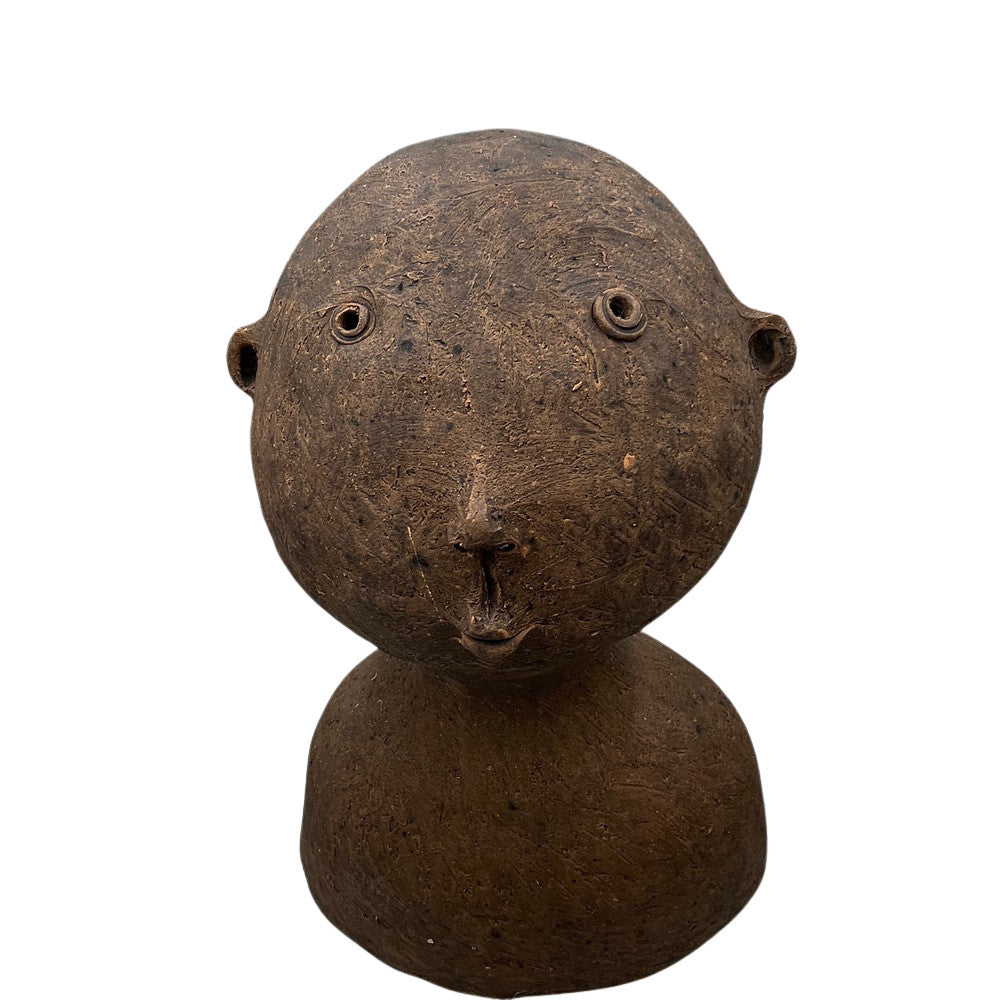 Thai Terracotta Artistic Sculpture Bust - Berbere Imports