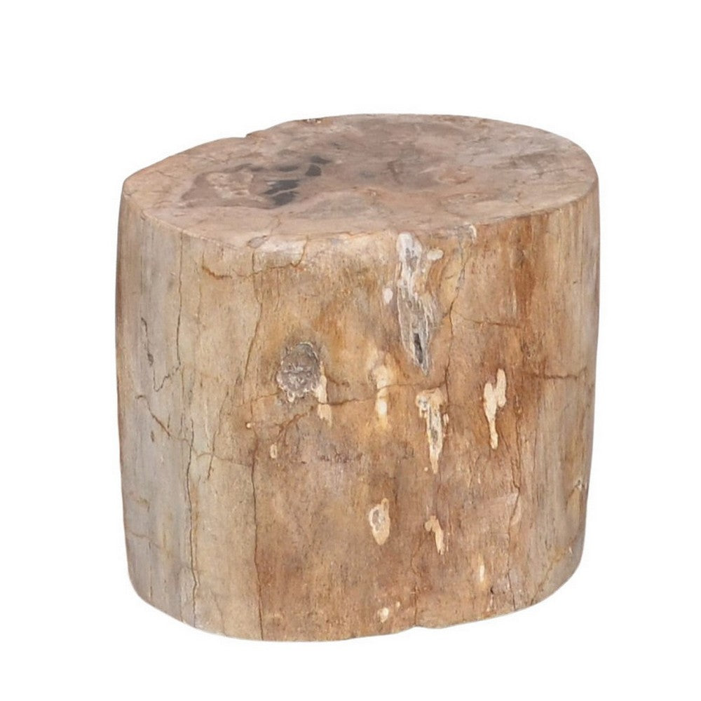 Indonesian Petrified Wood Stool - Berbere Imports