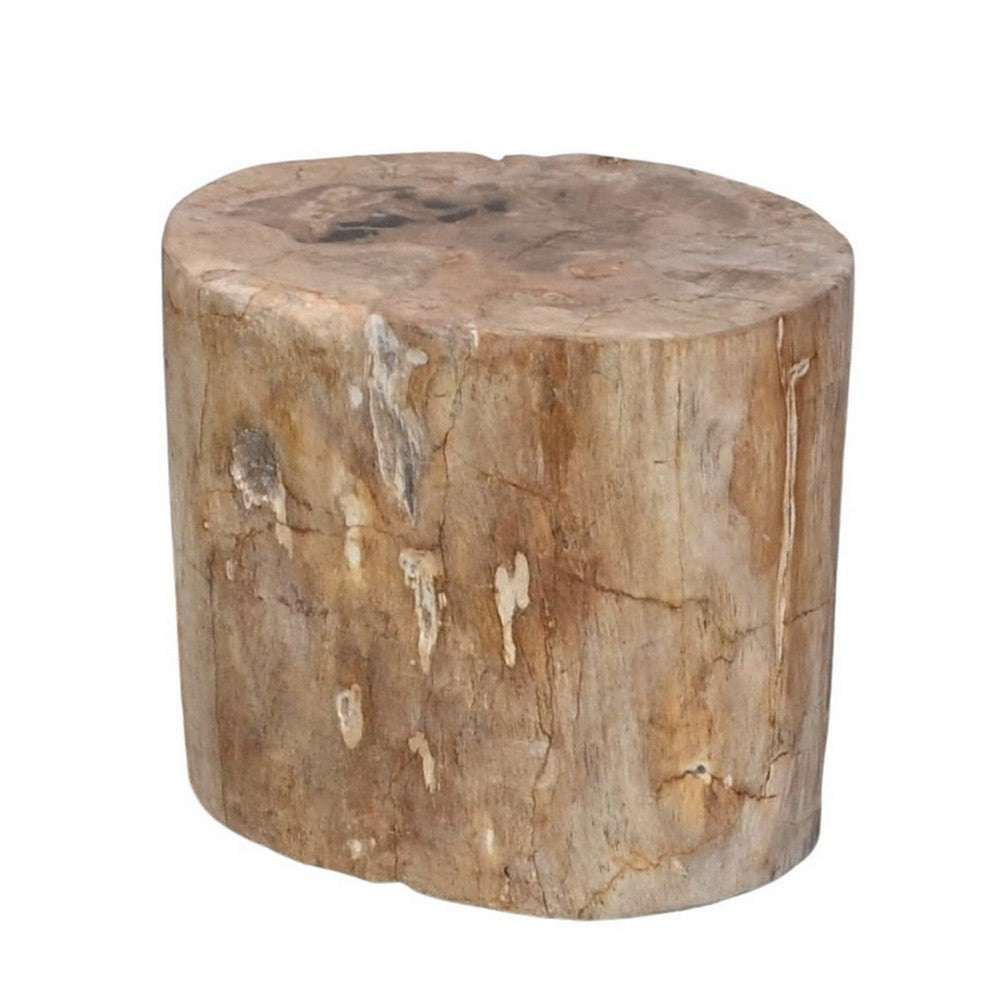 Indonesian Petrified Wood Stool - Berbere Imports