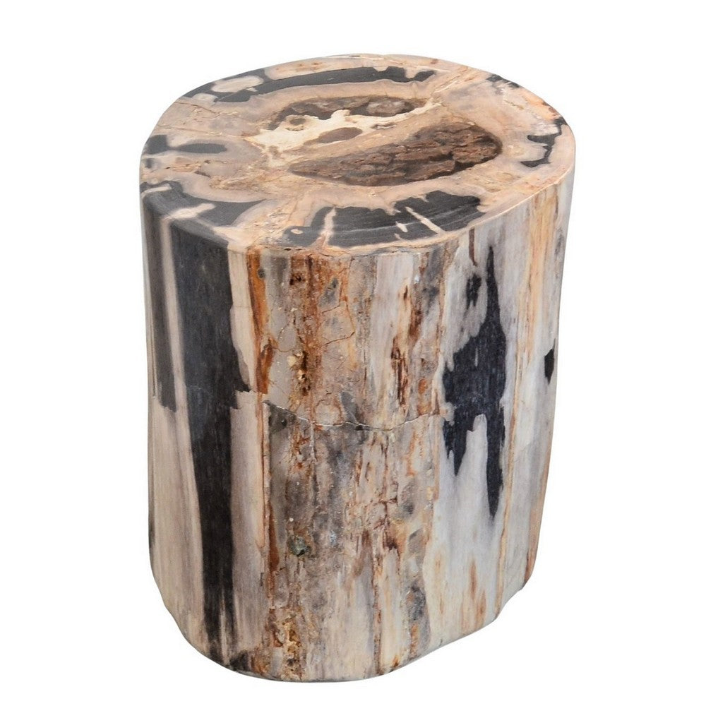 Indonesian Petrified Wood Stool - 111 Kg - Berbere Imports