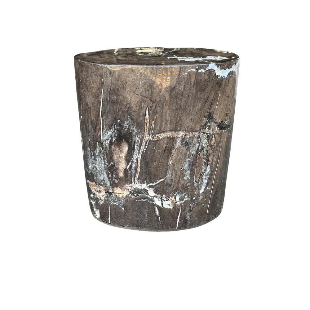 Petrified Wood Stool - Berbere Imports