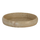 Indian Marble Round Plate - Large - Berbere Imports