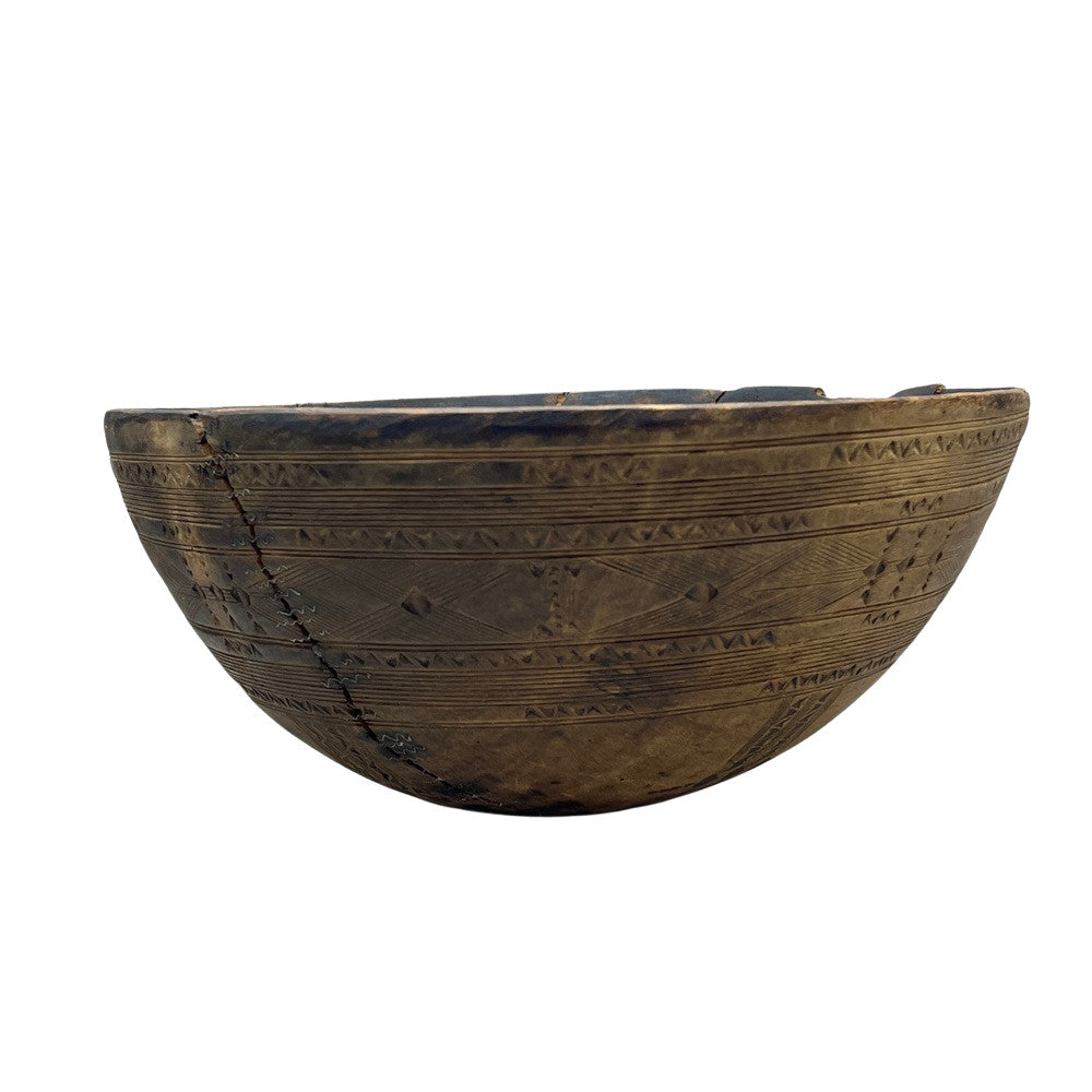 Antique African (Taureg) Wooden Bowls - Berbere Imports