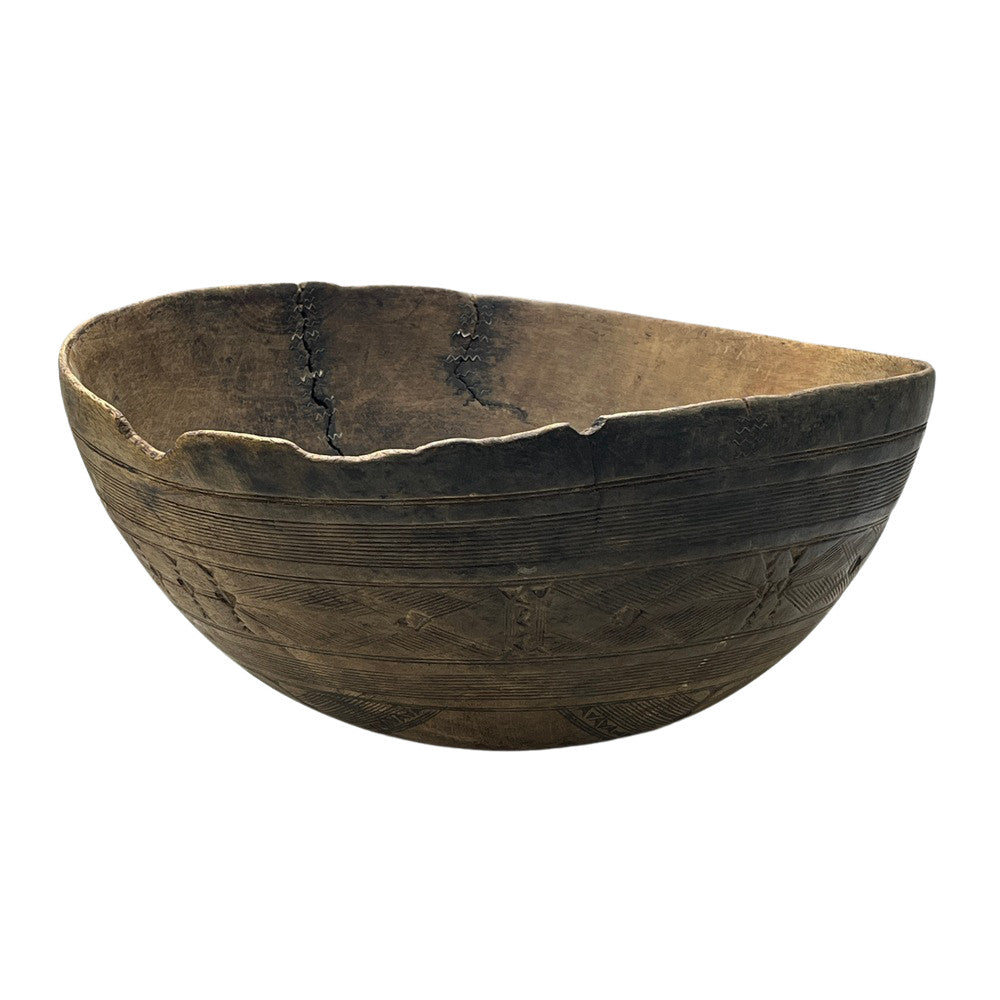 Antique African (Taureg) Wooden Bowls - Berbere Imports