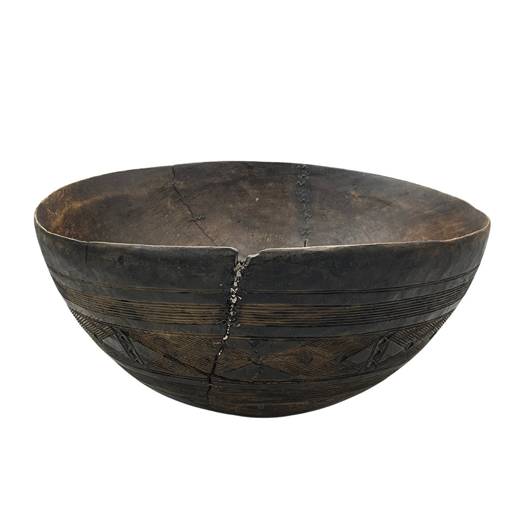 Antique African (Taureg) Wooden Bowls - Berbere Imports