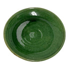 Moroccan Ceramic Decorative Plate With Green Glaze - Berbere Imports