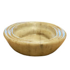 9-Inch Oval Ribbed Marble Tray - Berbere Imports