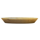 11-Inch Oval Ribbed Marble Tray - Berbere Imports