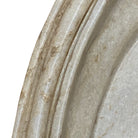 11-Inch Oval Ribbed Marble Tray - Berbere Imports